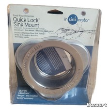 Insinkerator Quick Lock Sink Mount Stainless Steel Flange QLM-00 NEW Sealed
