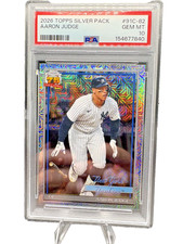 2026 Topps - 1991 Topps Chrome Silver Pack Aaron Judge #91C-82 PSA 10