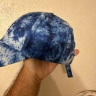MTV Tie Dye Blue White Embroidered Logo Adjustable Hat Ball Cap — photo 7