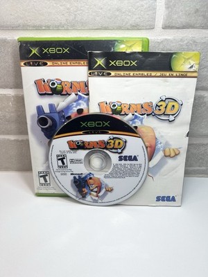 Worms 3D - Microsoft XBOX Game - Authentic CIB Authentic Tested Video Game Works