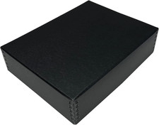 , 9X12X3 Museum Storage Box, Removable Lid and Drop Front Design. Archival Acid-