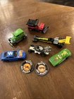 Lot Of 8 Vintage Mix Hot wheels Red Line Buttons And Cars 1970s And 90s