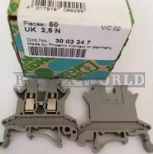 50Pcs New For Phoenix Contact  UK2.5N  Terminal Blocks 3003347