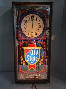 Old Style Beer Clock | eBay