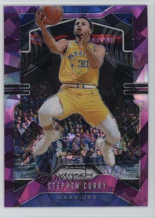 2019-20 Panini Prizm Purple Ice Prizm 120/149 Stephen Curry #98 07l7