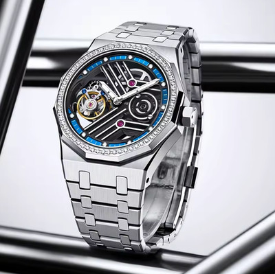 AESOP Men's Authentic Tourbillon Mechanical Watch Automatic Watch For Men