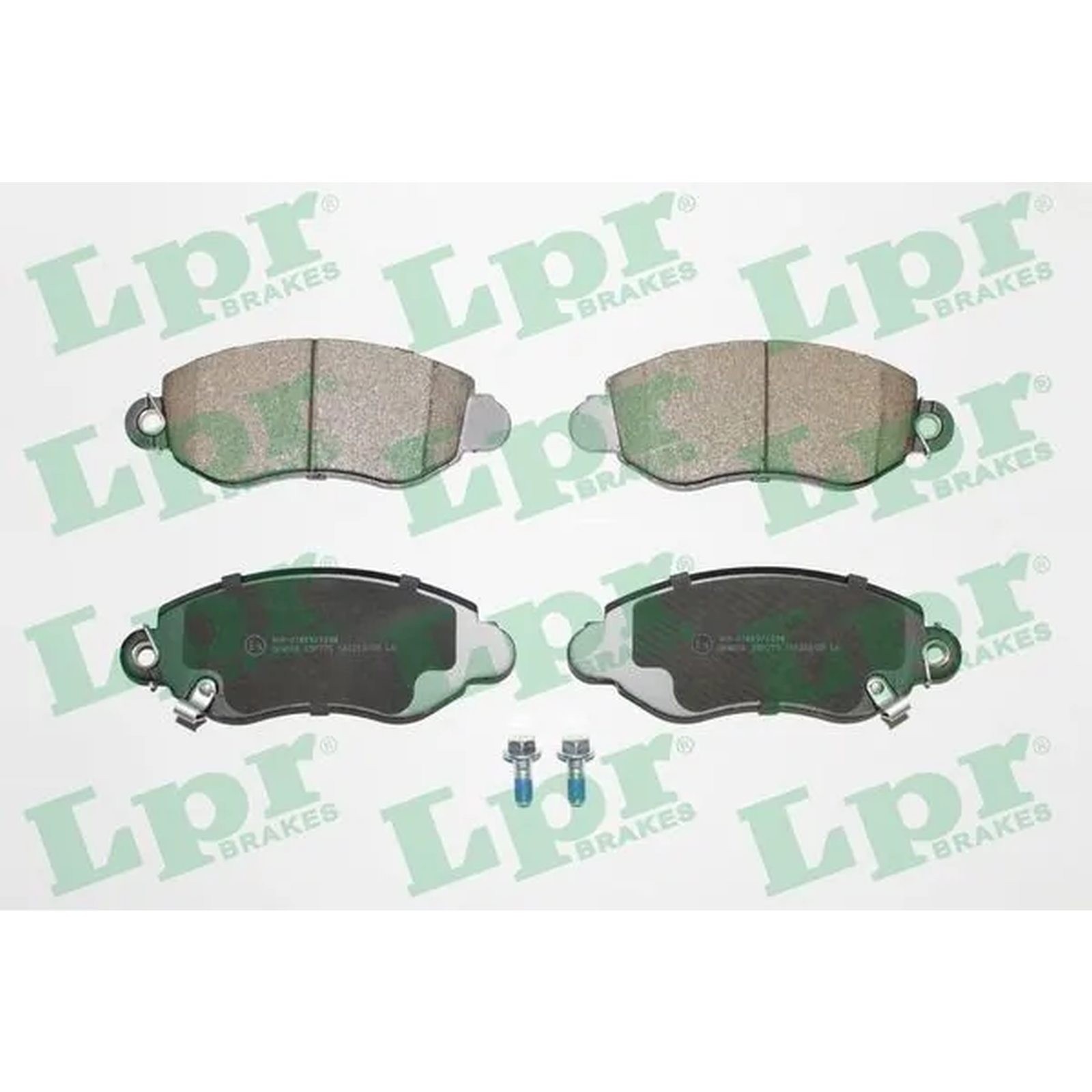 1x ORIGINAL® Lpr Bremsbelagsatz, Scheibenbremse Vorne für Ford TRANSIT Kasten