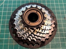 SHIMANO MF-TZ510-7-CP MULTI-SPEED FREEWHEEL, 7-SPEED, 14-28T, SILVER/BLACK