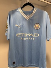 AUTHENTIC PUMA Manchester City Home Stadium Jersey 23/24 Size L