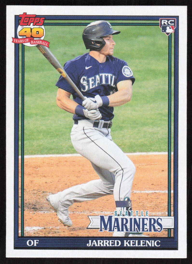 2021 Topps Archives 70 Years Jarred Kelenic #191 Mariners