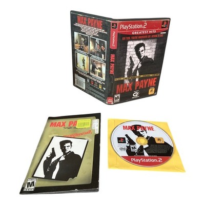 Sony PlayStation 2 PS2 CIB COMPLETE TESTED Max Payne  2002 GH CF