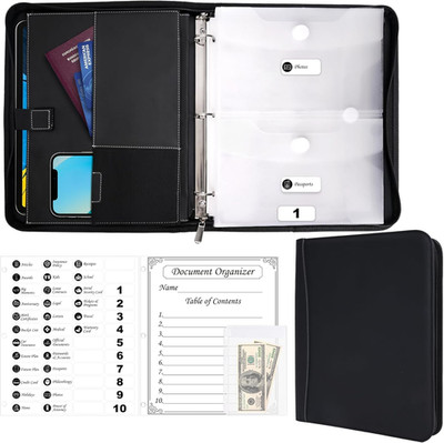 Essential Document Organizer Binder for Family Emergency and Estate Planning