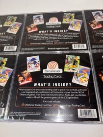 SEGA DREAMCAST CD TRADING CARD LIMITED RUN GAME COMMEMORATIVE 1 OF 500 LOGO PACK
