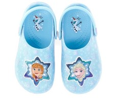Girls Frozen Clogs Size 5/6