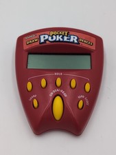 Vintage 1999 Pocket Poker Radica Handheld Electronic Draw and Deuces Game Works