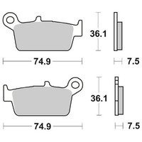 Bremsscheiben Sbs 116 Hf Peugeot Sv Geo 125 1991 1992
