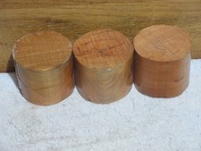 3PC MISSOURI BLACK CHERRY TURNING WOOD BOWL BLANK