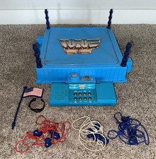 🔥Very Rare WWF WWE Hasbro Ring With Working/Tested Soundbox Complete Nice!!🔥