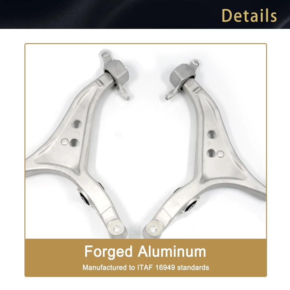 4PCS Front Upper & Lower Control Arm Kit w/ Bushing For Mercedes-Benz W166 X166 Foto 2 de 4