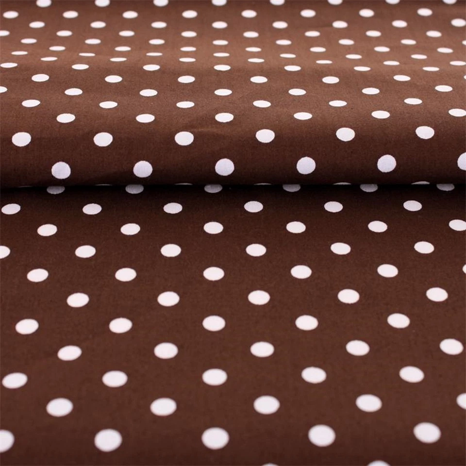 Baumwollstoff Meterware Punkte 7 mm Tupfen Deko Stoff Kissen Karneval Fasching - Bild 3 von 4