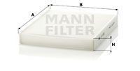 1 x MANN Filter cabin air CU 2533-2 for ROLLS-ROYCE GHOST I (RR4) 12/09-03/20