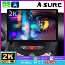 13.1" 4+64G CarPlay Android 14 Autoradio Für Toyota Aygo Citroen Peugeot 107 GPS