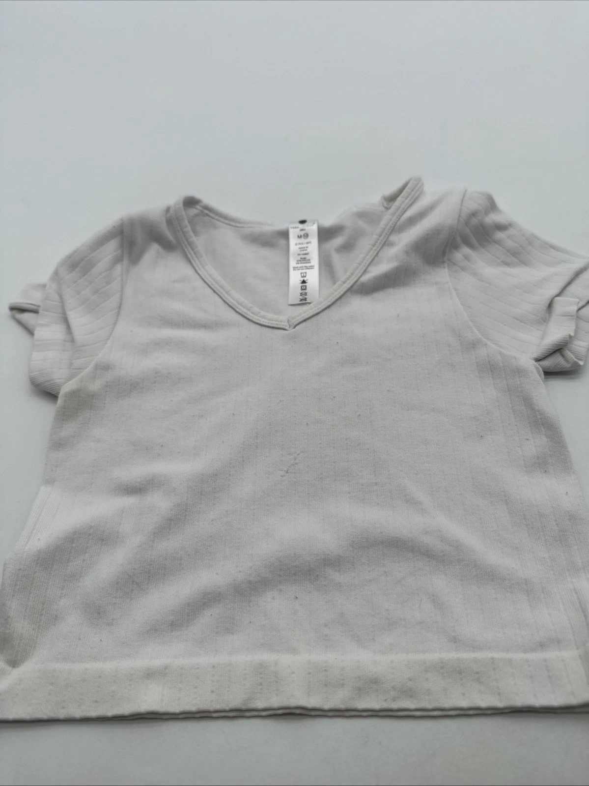 yogalicious solid v-neck shirt