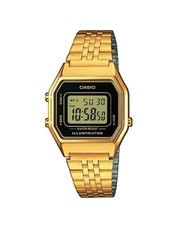 Orologio CASIO Donna Digitale Quarzo Casual Abito Classico Quadrante Nero Impermeabile Rettant