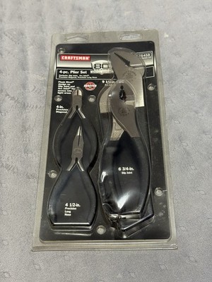 Sears Craftsman USA Rare 80th Anniversary 4PC Plier Set 45458 Precision NEW