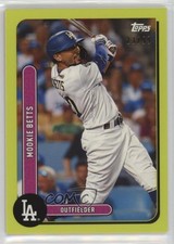 2021 Topps Brooklyn Collection Chartreuse 23/99 Mookie Betts #26 0lm4