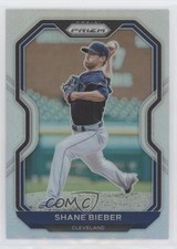 2021 Panini Prizm Tier II Silver Prizm Shane Bieber #166 2qw
