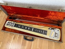 Fender White Deluxe Studio 6 Lap Steel Vintage 1962 USA