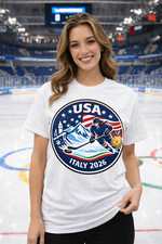USA Women Hockey Olympic Gold Medal Champions 2026 Italy Commemorative T Shirt