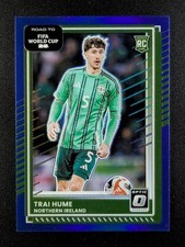 2025-26 Panini Donruss Optic FIFA TRAI HUME 26/75 Rookie RC Blue Prizm #46