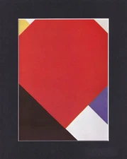 8X10" Matted Print Modern Art Picture: Theo van Doesburg