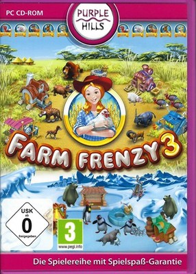 FARM FRENZY 3 - Purple Hills - PC CD-ROM - USK ab 0 - sehr guter Zustand -