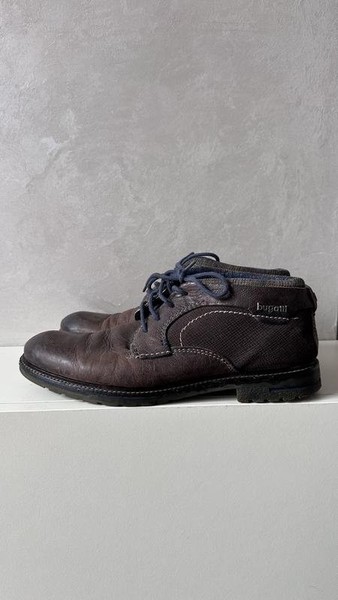 Men Bugatti Boots Brown Leather 42