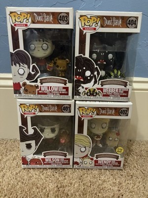 Full Set Don t Starve Funko Pops 401-404 Codes USED