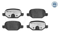 Meyle Bremsbelagsatz, Scheibenbremse MEYLE-PD: Advanced Perform 025 236 0113/PD