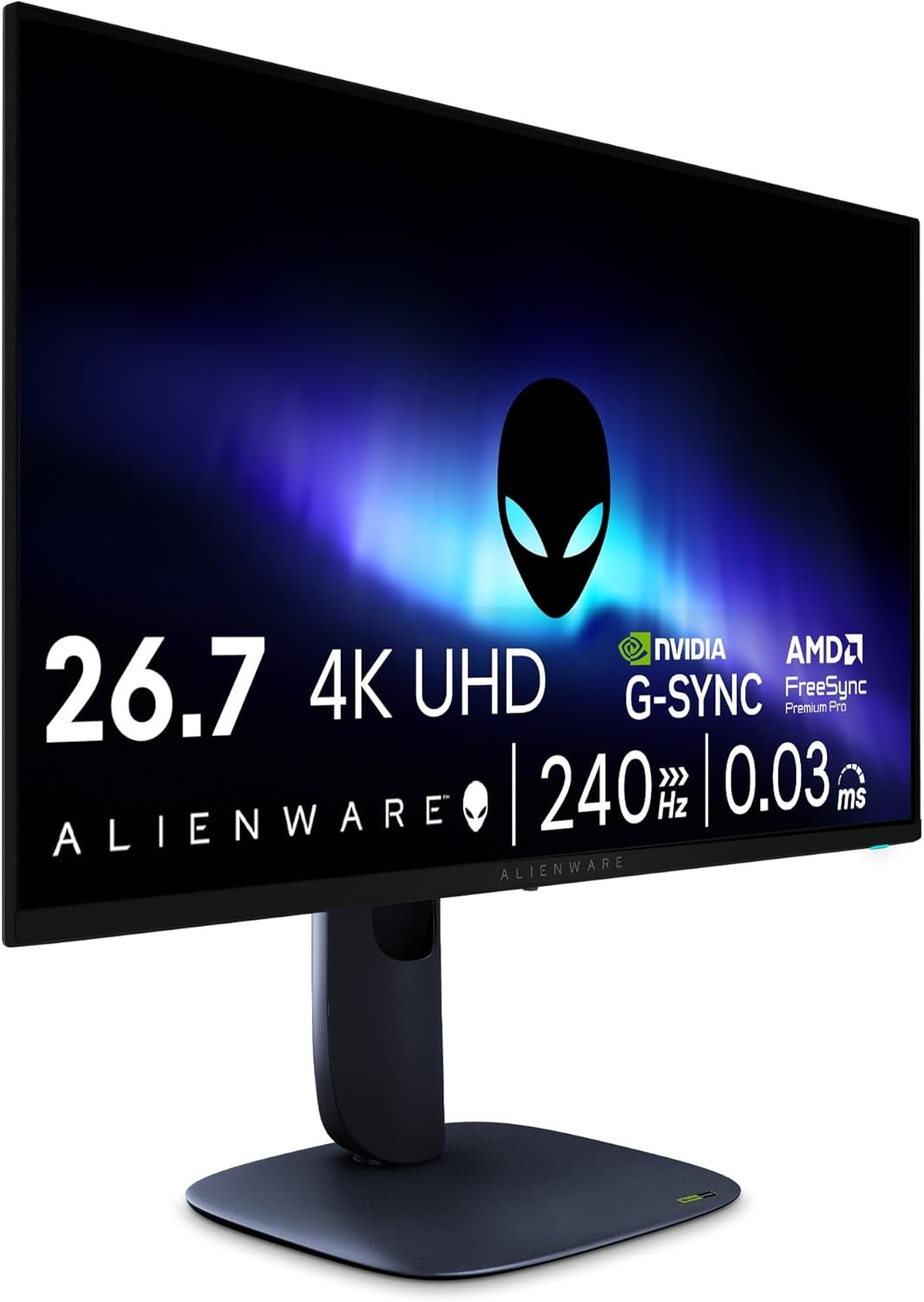 Alienware 27 Gaming Monitor - AW2725Q, 4K UHD (3840x2160), 240Hz, QD OLED, 0.03