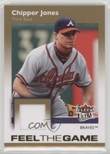 2007 Fleer Ultra Feel The Game Materials Chipper Jones #FG-CJ HOF 0aa