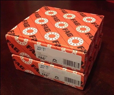 1PC For FAG 22317E1 22317-E1 Spherical Roller Bearing. Size: 85mmX180mmX60mm.