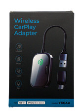 Wireless CarPlay Adapter for iPhone, Convert Wired to Wireless, 2024 Upgrade