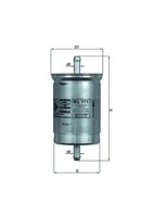 Mahle Kraftstofffilter Kl 171 FüR Ford Infiniti Passend FüR Isuzu Opel