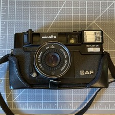 Minolta Hi-Matic AF 35mm Point Shoot Film Camera Flash not Working