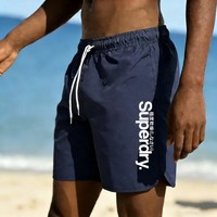 Men's Quick Dry Beach Shorts Swim Trunks Summer Holiday Board Shorts UK
