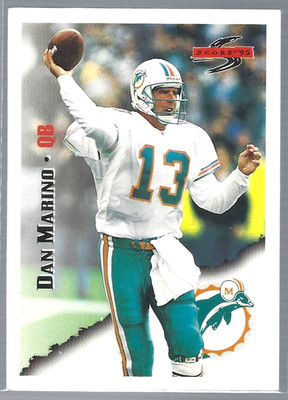 1995 SCORE PINNACLE DAN MARINO FOOTBALL CARD #36 MIAMI DOLPHINS