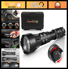 850nm IR Illuminator Flashlight for Night Vision, Zoomable Infrared Torch, Recha