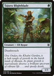 Tajuru Blightblade 208 Zendikar Rising Common Magic: The Gathering