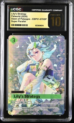 PalWorld Dawn of Palpagos EBP01-070SPLily's Strategy SP CGC Prestine 10